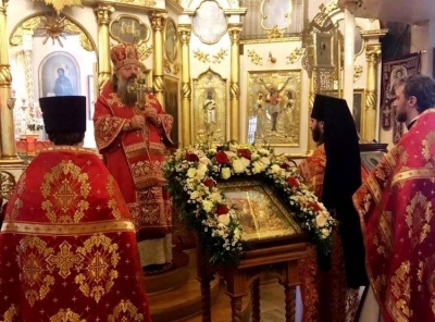 23 ноября 2017 года, в день памяти великомученика Георгия Победоносца (колесование), митрополит Екатеринбургский и Верхотурский Кирилл совершил Божественную литургию в Иоанно-Предтеченском соборе Екатеринбурга.