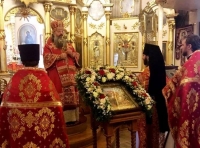23 ноября 2017 года, в день памяти великомученика Георгия Победоносца (колесование), митрополит Екатеринбургский и Верхотурский Кирилл совершил Божественную литургию в Иоанно-Предтеченском соборе Екатеринбурга.