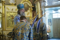 15 июля 2017 года, в праздник Положения честной ризы Пресвятой Богородицы во Влахерне, митрополит Екатеринбургский и Верхотурский Кирилл совершил Божественную литургию в нашем соборе