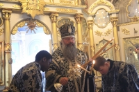 В среду на первой седмице Великого поста впервые в этом году в нашем храме совершена Литургия Преждеосвященных Даров