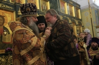 В неделю торжетва православия митрополит Кирилл, в связи с шестидесятилетним Юбилеем, наградил регента хора Иоанно-Предтеченского Архиерейского подворья, Дитко Сергея Николаевича, орденом святой великомученицы Екатерины