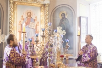 В канун недели торжества православия в нашем храме было совершено Всенощное Бдение