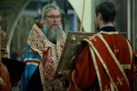 2 ноября 2025 года, в канун дня памяти священномученика Аркадия (Ершова), епископа Екатеринбургского, прославленного в Соборе Екатеринбургских святых, Владыка совершил всенощное бдение